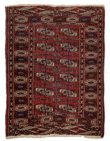 Mid 20th c Tekke Ersari Area Rug