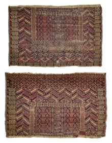 Early 20th c Tekke Hatchlou Prayer Rug