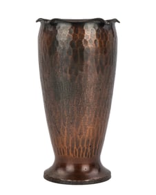 Art & Crafts Era Roycroft Patinated Bronze Vase