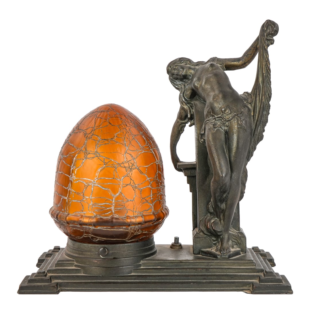 Art Deco Figural Boudoir Lamp (1 of 7)