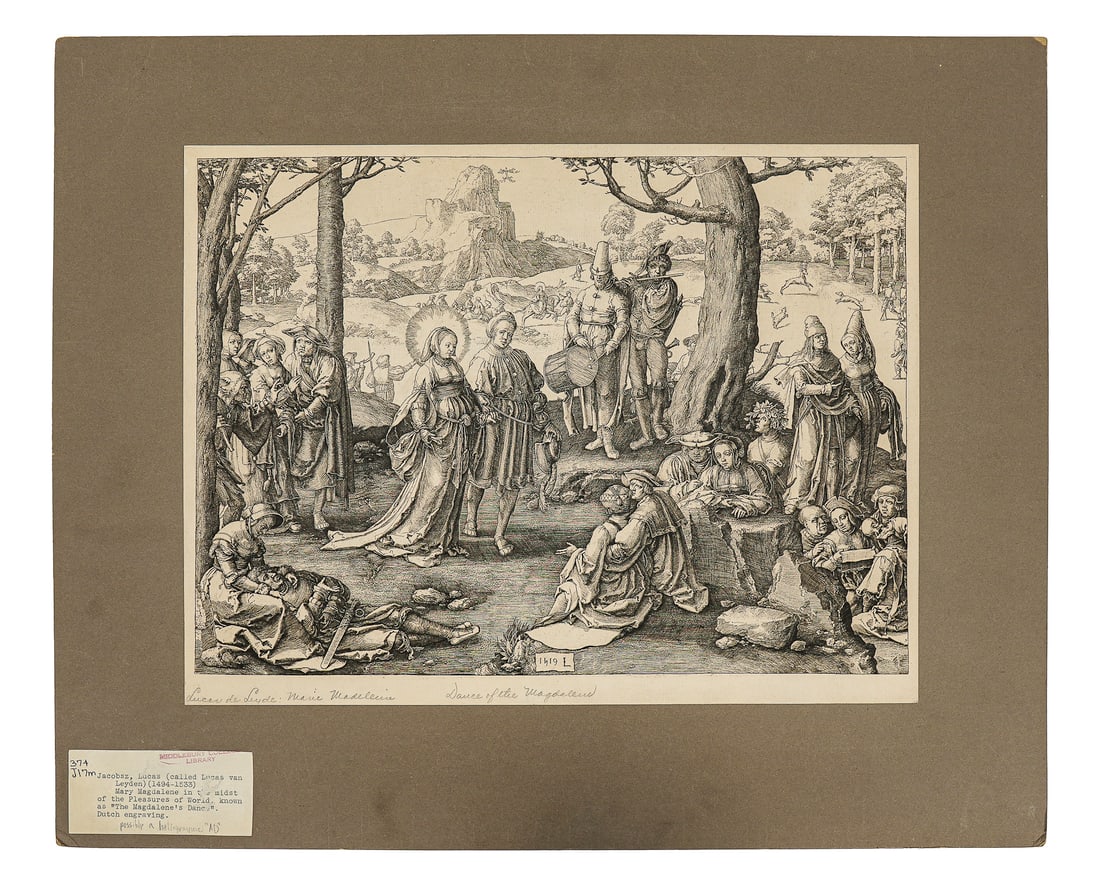 Lucas Van Leyden (FL 1494-1533) Magdalene's Dance (1 of 4)