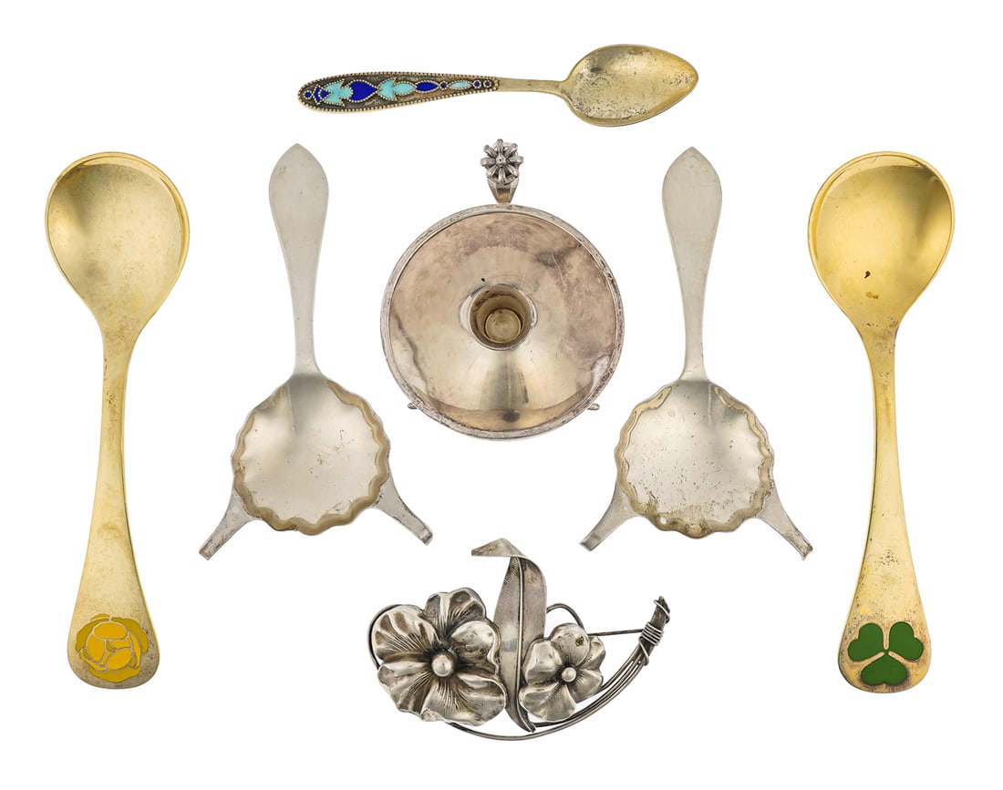 Mid Century Sterling Items incl. Georg Jensen (1 of 4)