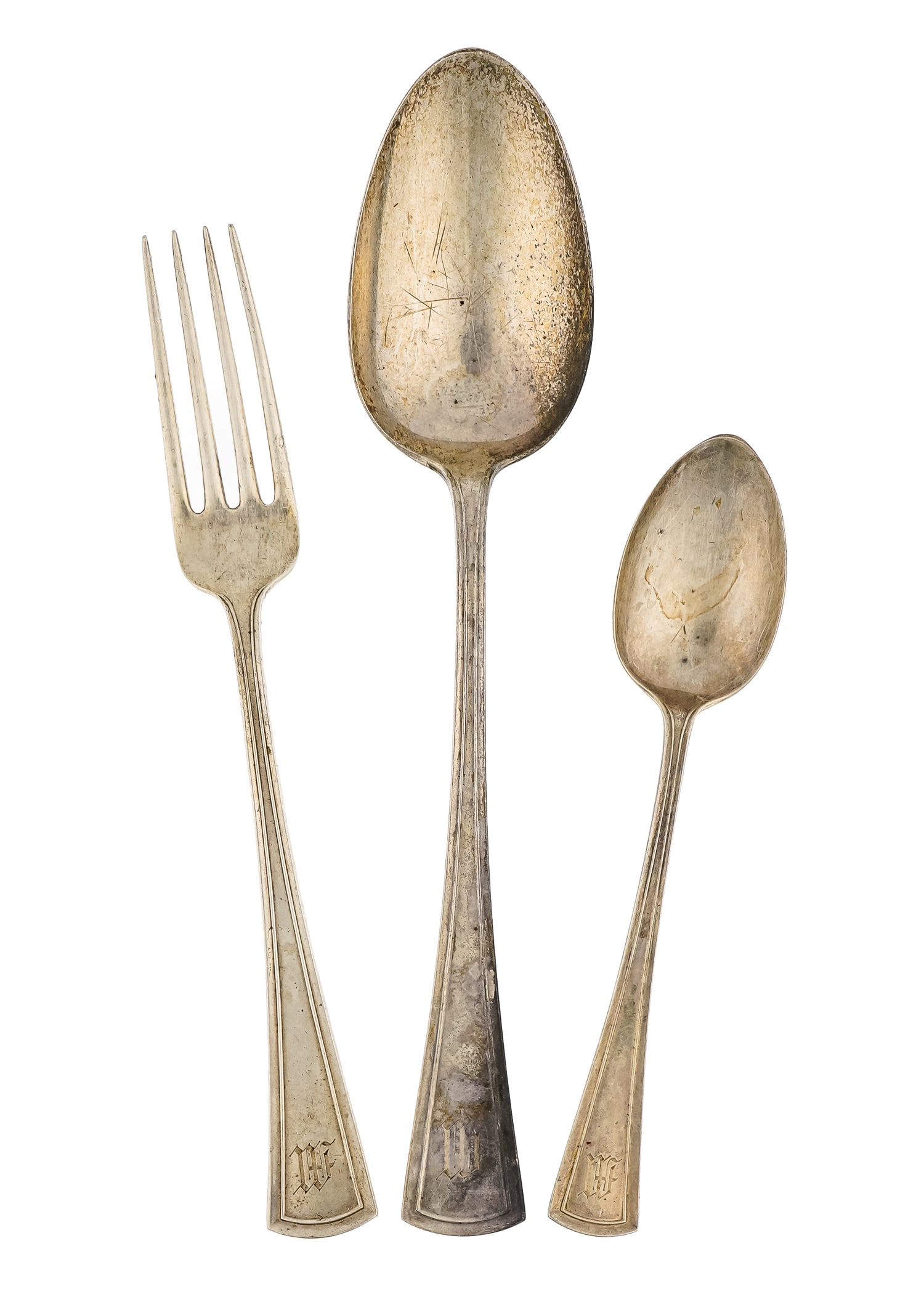 23 pcs. Dominick and Haff "Virginia" pattern sterling silver flatware (1 of 5)