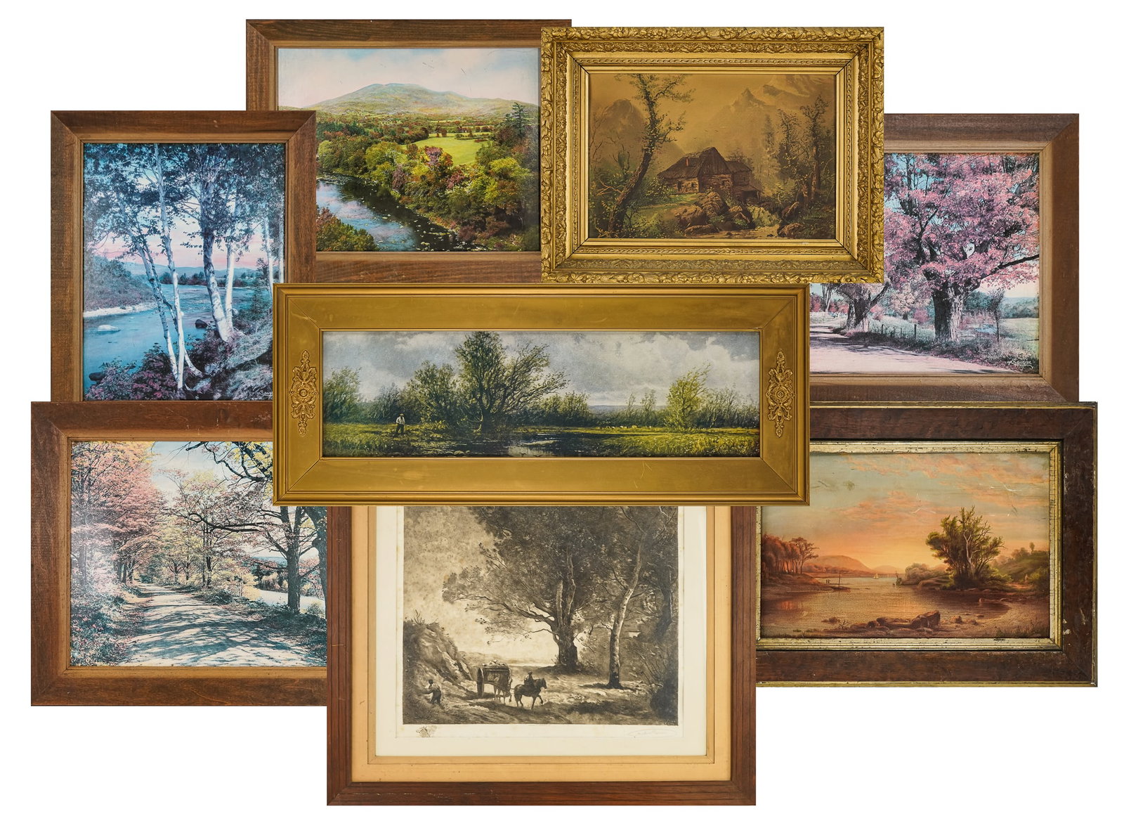 Group of Prints incl. Sawyer, Prang (1 of 11)