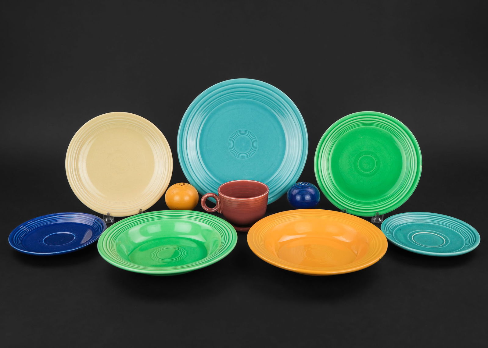 45 pcs. Homer Laughlin Fiestaware China (1 of 3)