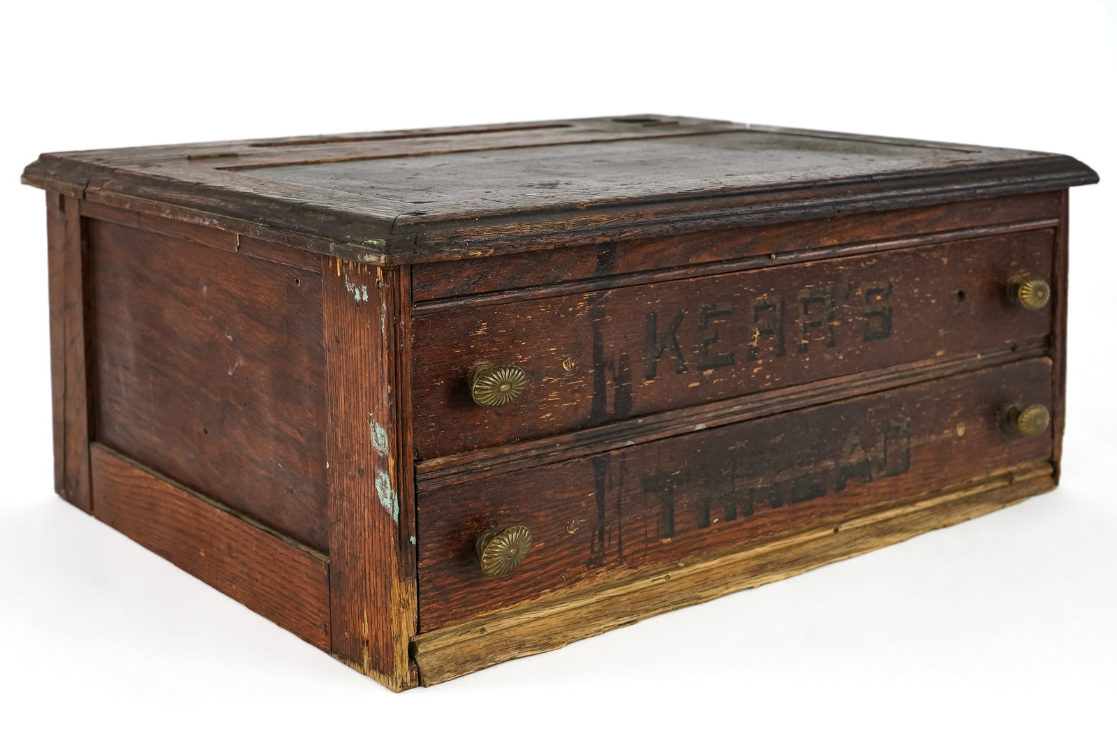 1890 Kerr's Thread Spool Cabinet Desk (1 of 9)