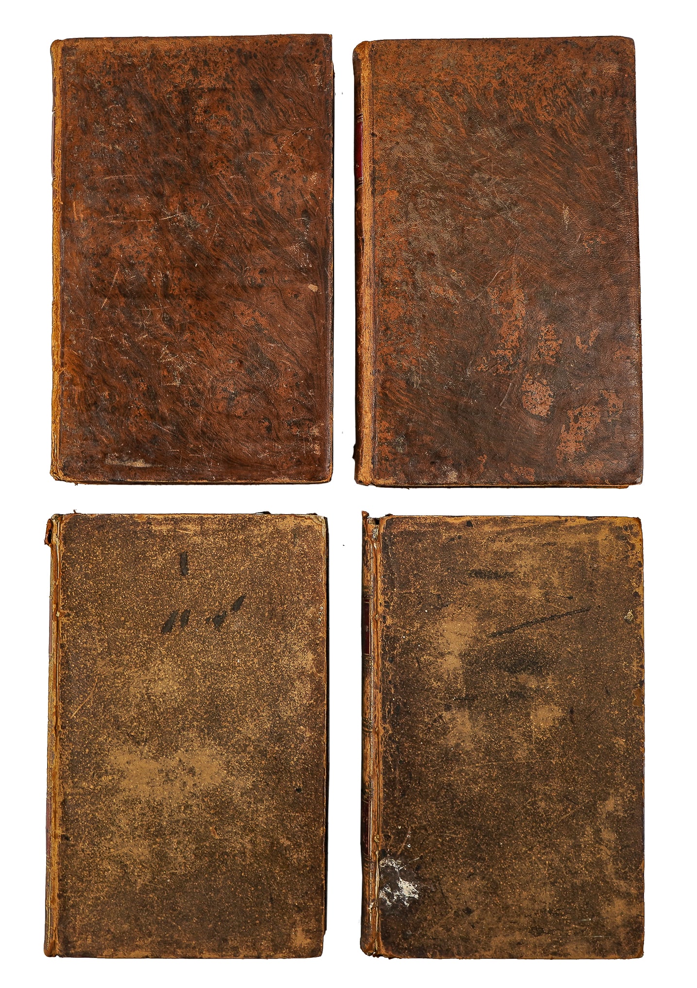 Two Sets of Full Calf books: Two Sets of Full Calf Books- 8 volumes of 1797- H Baldwin London "The Spectator"- 6 volumes of 1822 Abraham Smalls Philadelphia "History of Modern Europe" Each Approx 9" tall 19" wide.