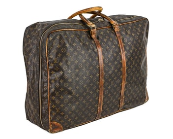 Louis Vuitton Canvas & Leather Travel Bag