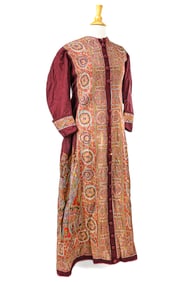 Early 20th c Paisley Long Robe