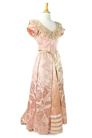 Victorian Brocade Silk Two Part Outfit