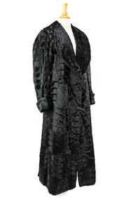 Victor Tailoring Co. Black Fur Jacket