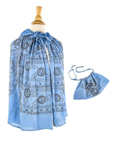 Ca. 1920's Beaded Shawl and Purse