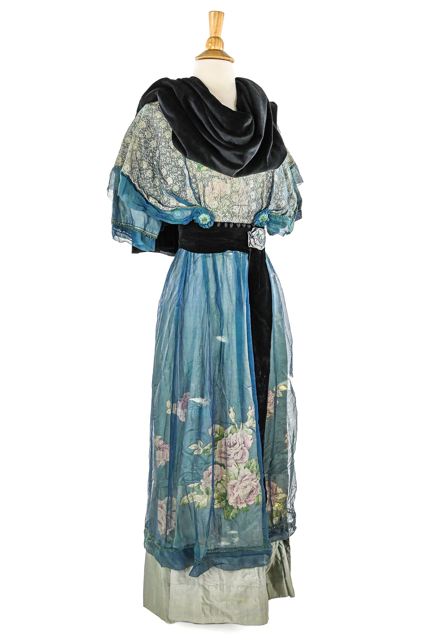 Ca. 1910's Evening Dress (1 of 5)