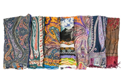 Etro Cashmere Pashmina & Scarf Lot – 7 Pieces