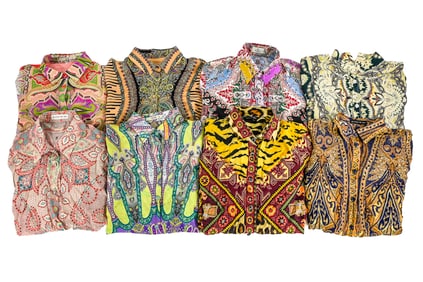8 Etro long sleeve button-downs