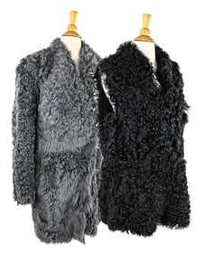 Two Faux Fur-Lined Outerwear Pieces