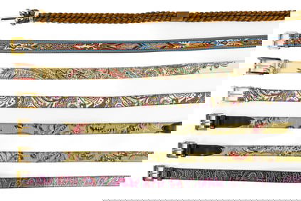 7 Etro Belts, Leather & Rope