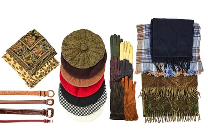 Women's Accessories: Gloves, Barrettes & Shawls