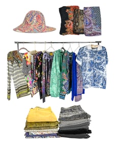 Large Etro Designer Clothing Lot with Shawls & Pants