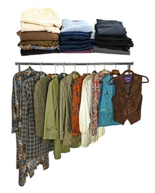 Designer & Boutique Women’s Clothing Lot – Sleepwear, Coats & Pants