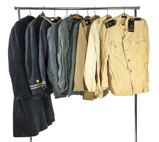 Mid 20th c US Navy Uniforms, Coats