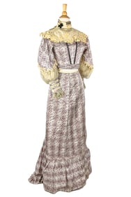 Ca. 1860 2 Part Silk Dress