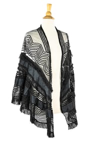 Victorian Black Summer Cape