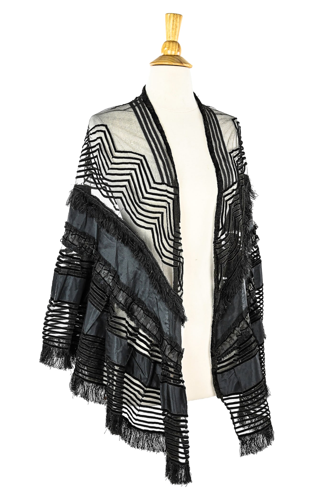 Victorian Black Summer Cape (1 of 4)