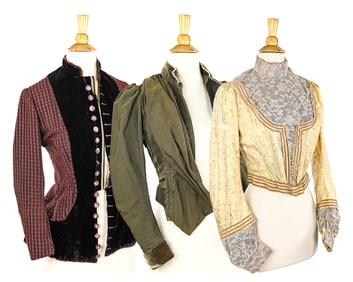 3 Victorian Women's jackets