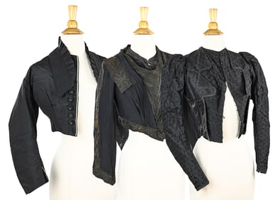 3 Victorian Black Jackets