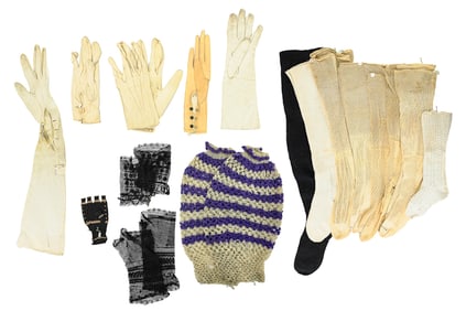 Victorian Ladies Socks & Gloves