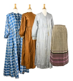 19th c House Dresses, Underskirt (4 pcs)