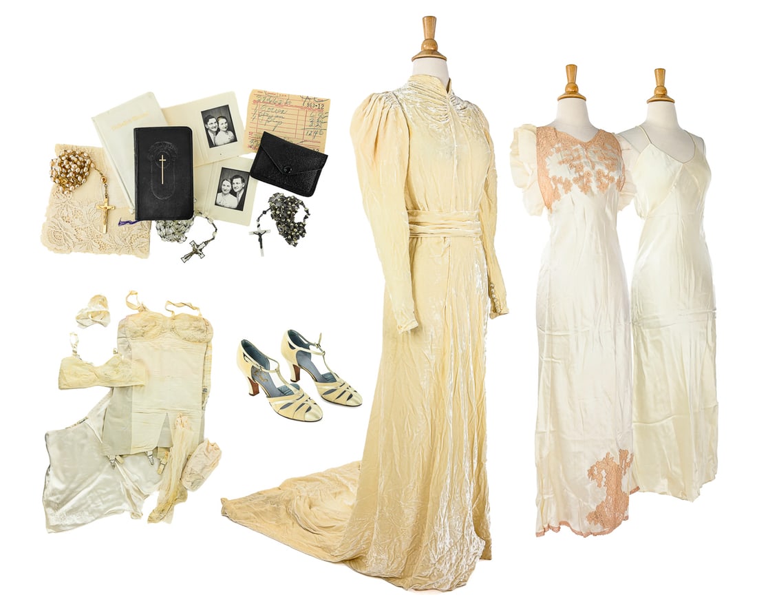 Ca 1936 Wedding Dress Ensemble (1 of 11)