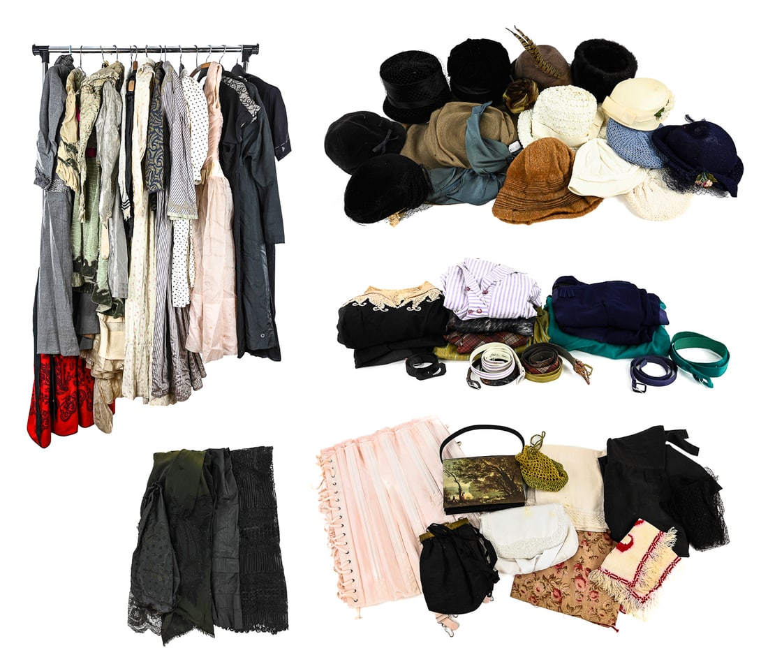 Large Group of Vintage & Victorian Clothing (1 of 8)