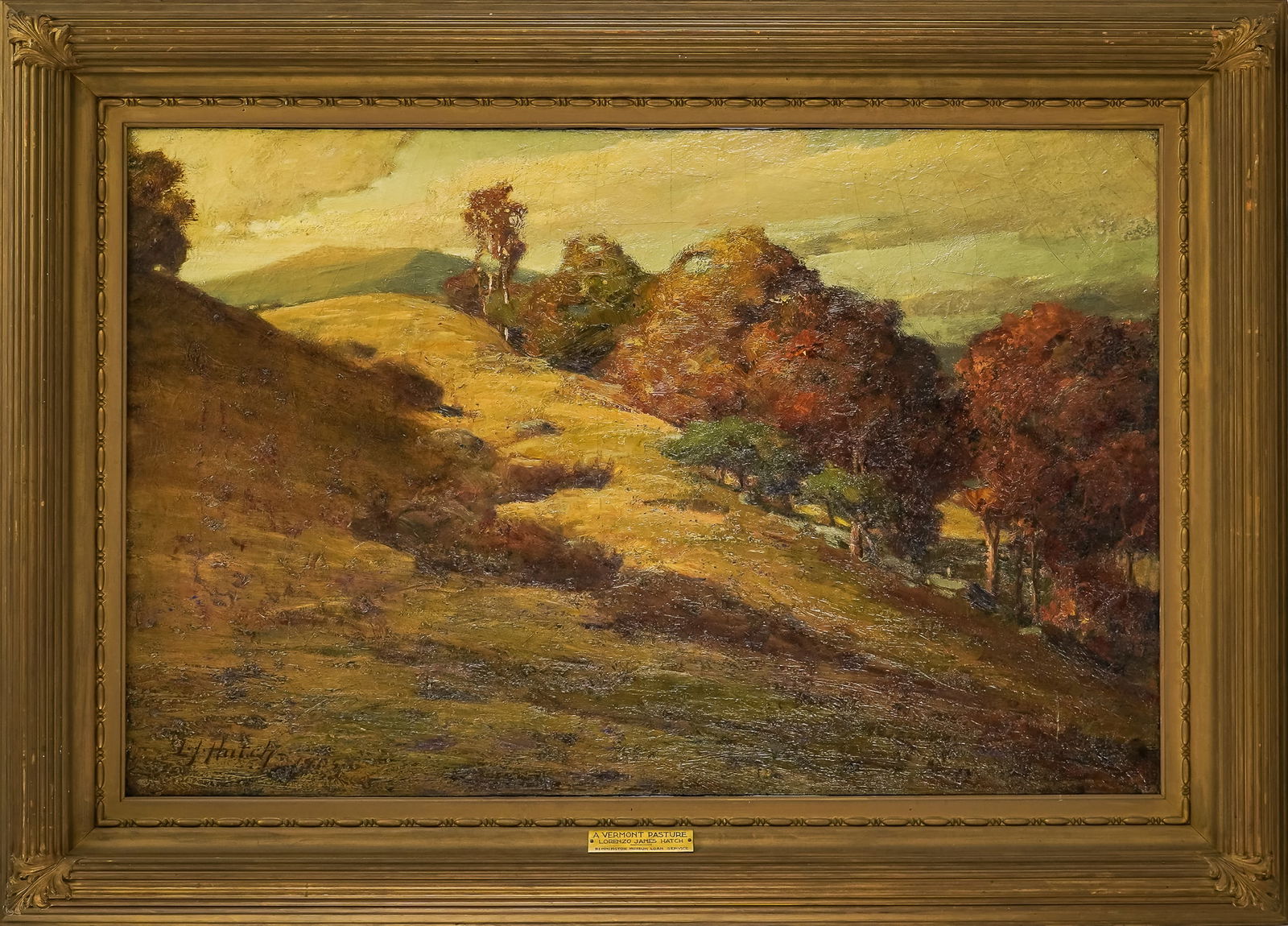 Lorenzo James Hatch (VT 1857-1914) A Vermont Pasture (1 of 9)