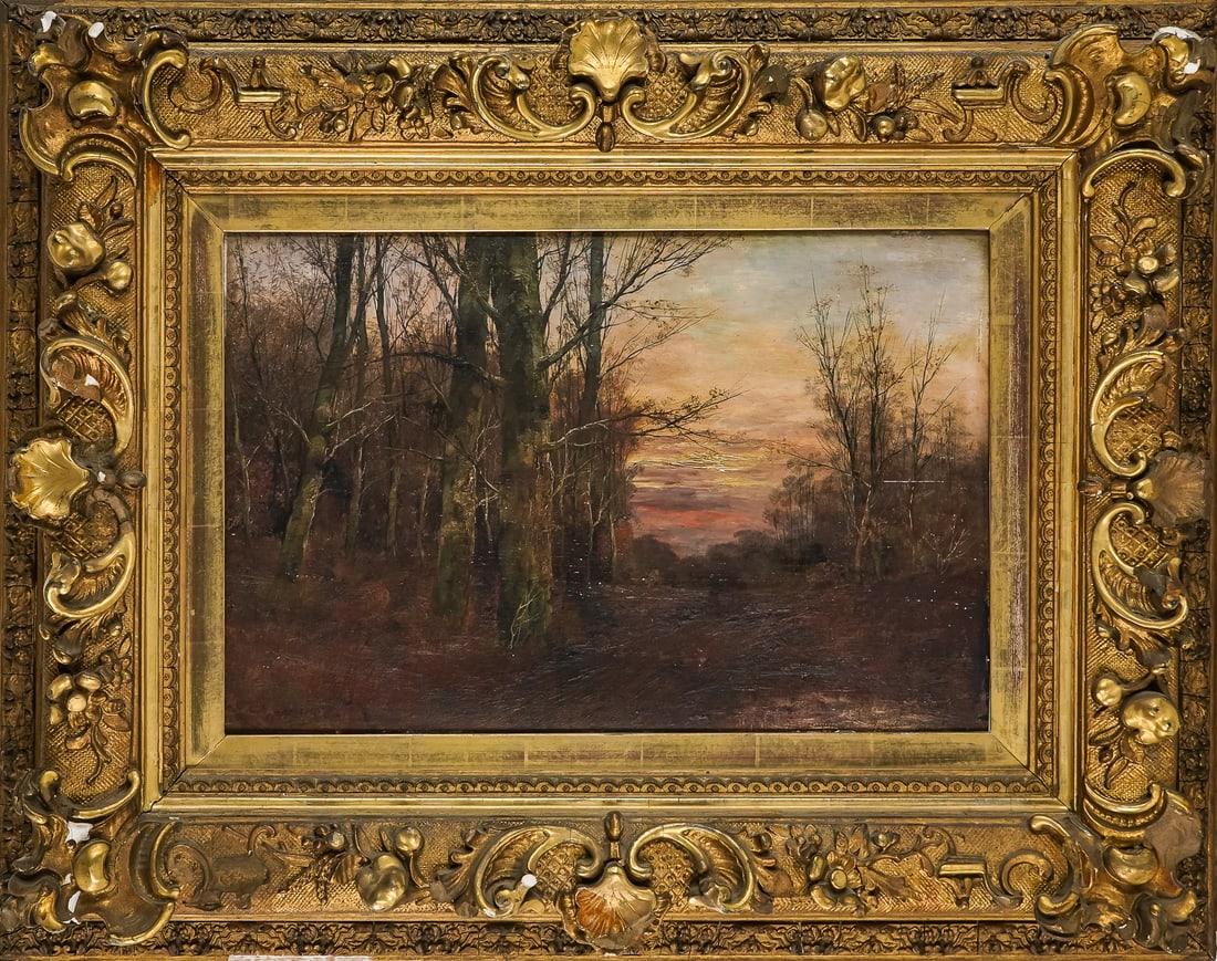 Leon Eugene Lambert (FR 1865-1937) Autumn Evening (1 of 4)