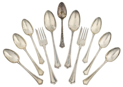 9 pcs. Wallace Hamilton Sterling Flatware
