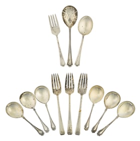 12 pcs. Sterling Silver Flatware