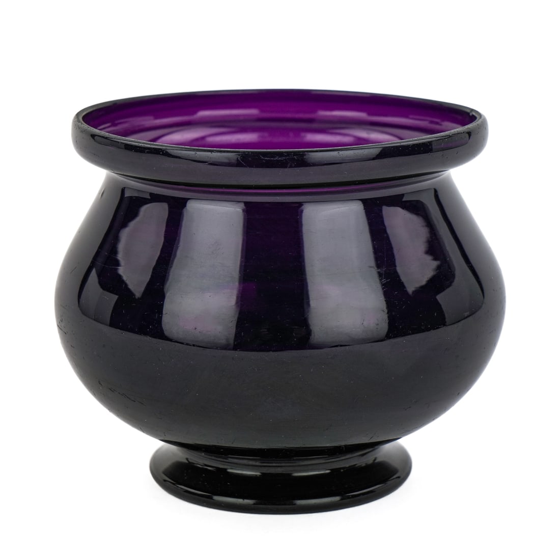 Ca. 1830 Blown Amethyst Bowl (1 of 7)