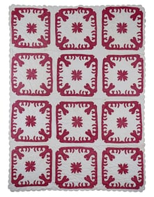 Mid 19th c Applique Quilt