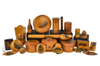 Mauchline Ware Sewing Accessories