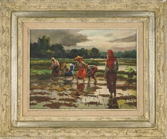 Miguel Galvez y Geronimo (PH 1912-1989) Rice Farmers