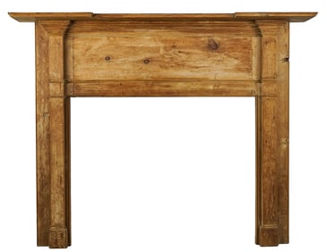 19th c Pine Fireplace Mantel