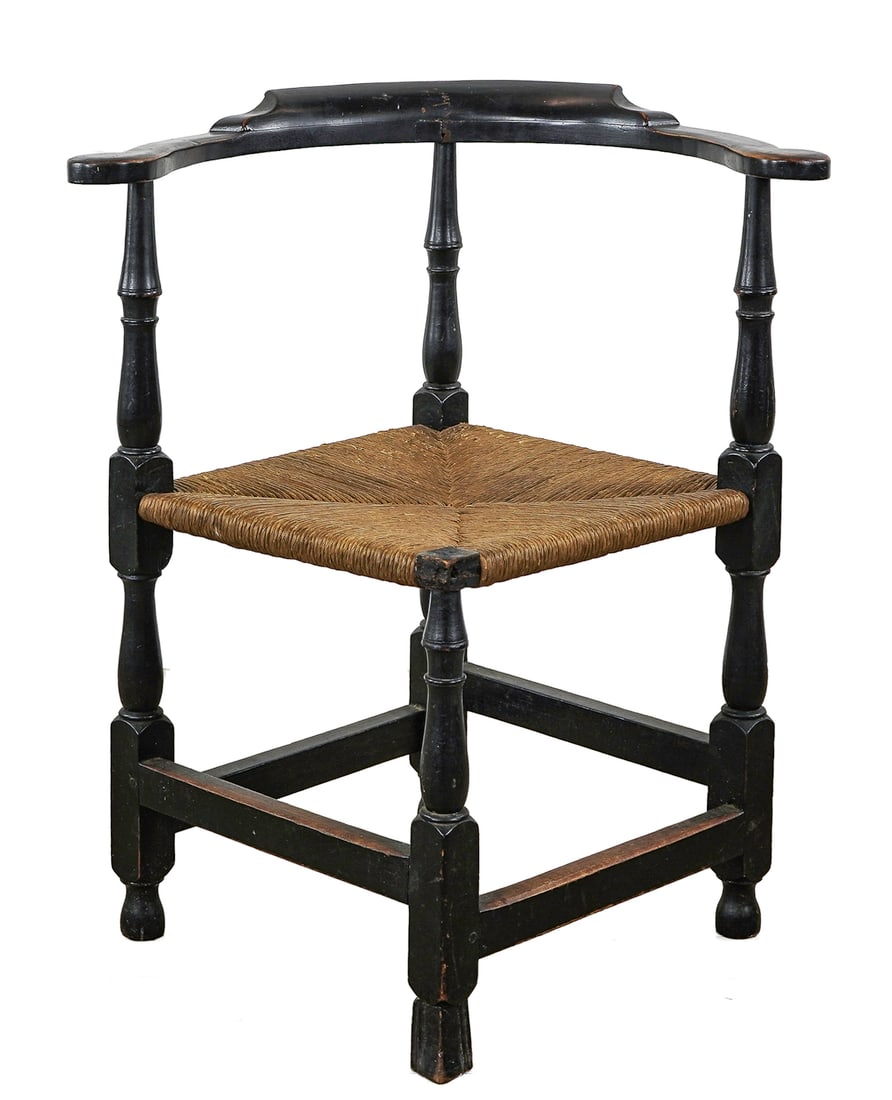 18th c New England Corner Chair (1 of 4)