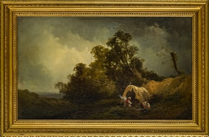 19th c European School Pastoral Landscape