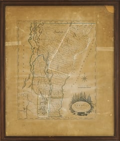 1814 Amos Dolittle "Vermont from Actual Survey" Map