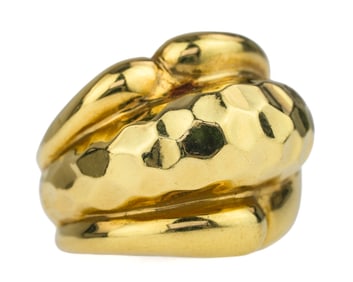 14k Yellow Gold Modern Ring