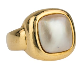 14k Mabe Pearl Ring