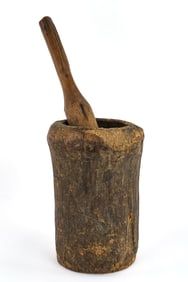 Primitive 19th c NE Woodlands Mortar & Pestle
