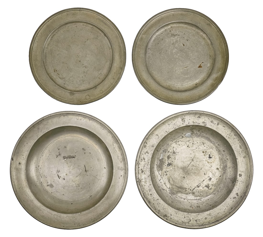Early American Pewter Plates (1 of 4)